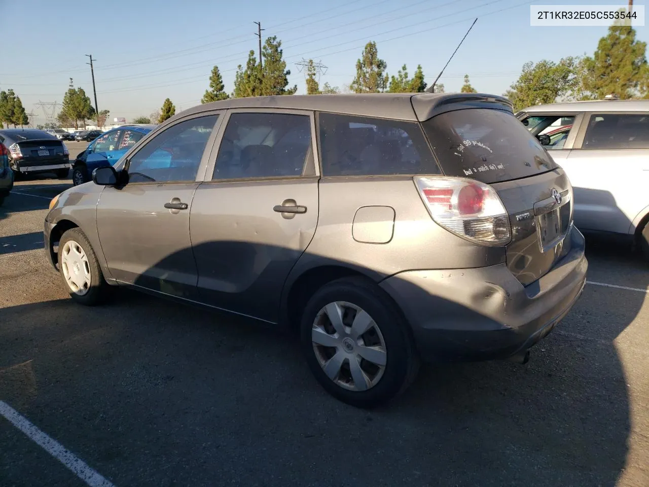 2005 Toyota Corolla Matrix Xr VIN: 2T1KR32E05C553544 Lot: 69531164