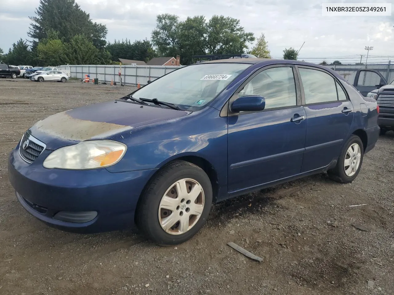 2005 Toyota Corolla Ce VIN: 1NXBR32E05Z349261 Lot: 69668724