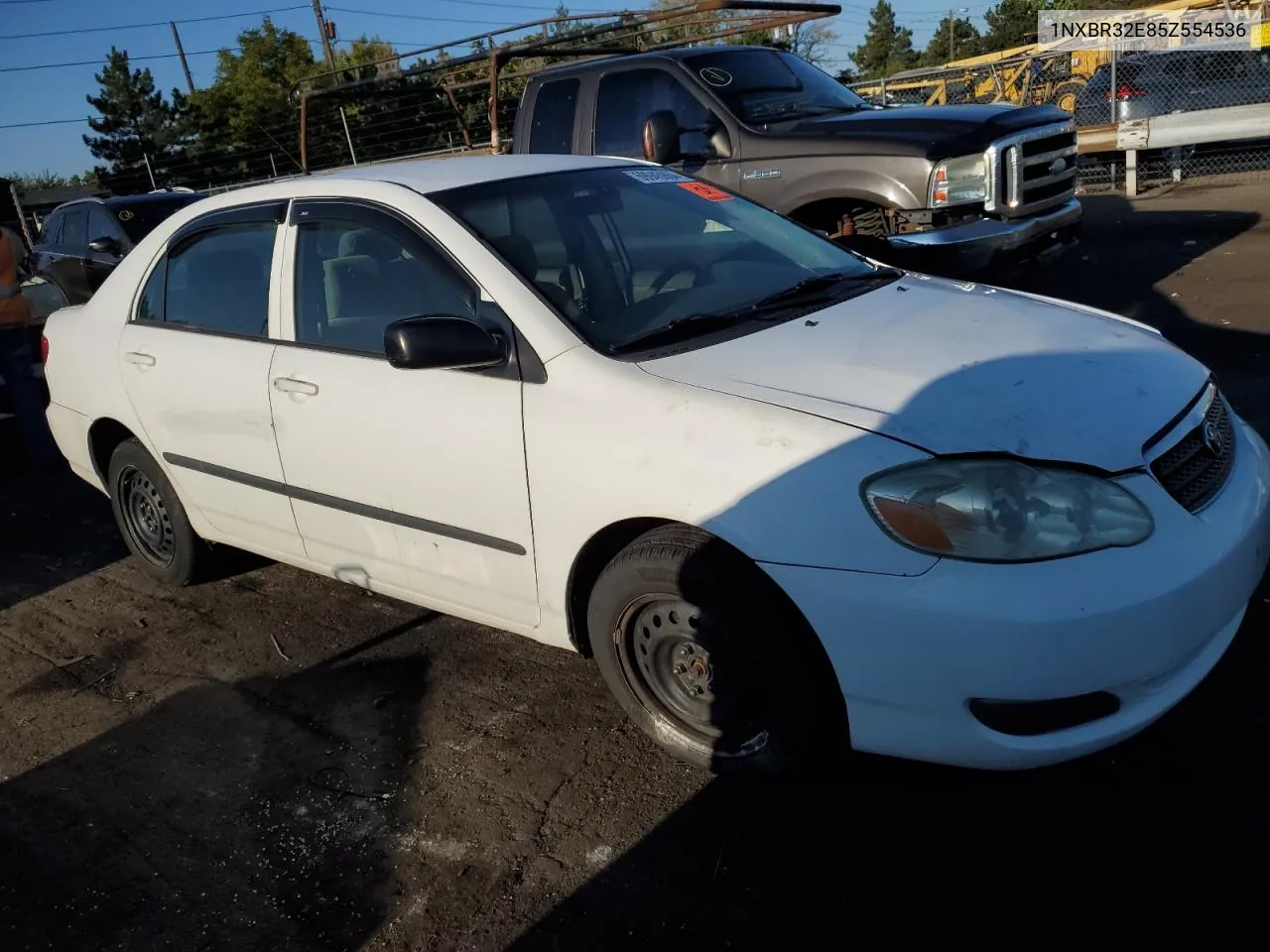 2005 Toyota Corolla Ce VIN: 1NXBR32E85Z554536 Lot: 69945984