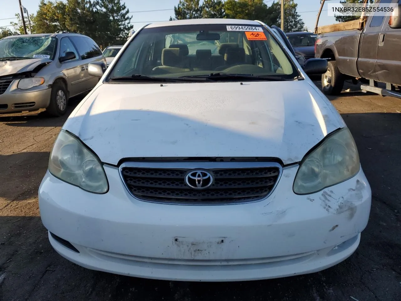 2005 Toyota Corolla Ce VIN: 1NXBR32E85Z554536 Lot: 69945984