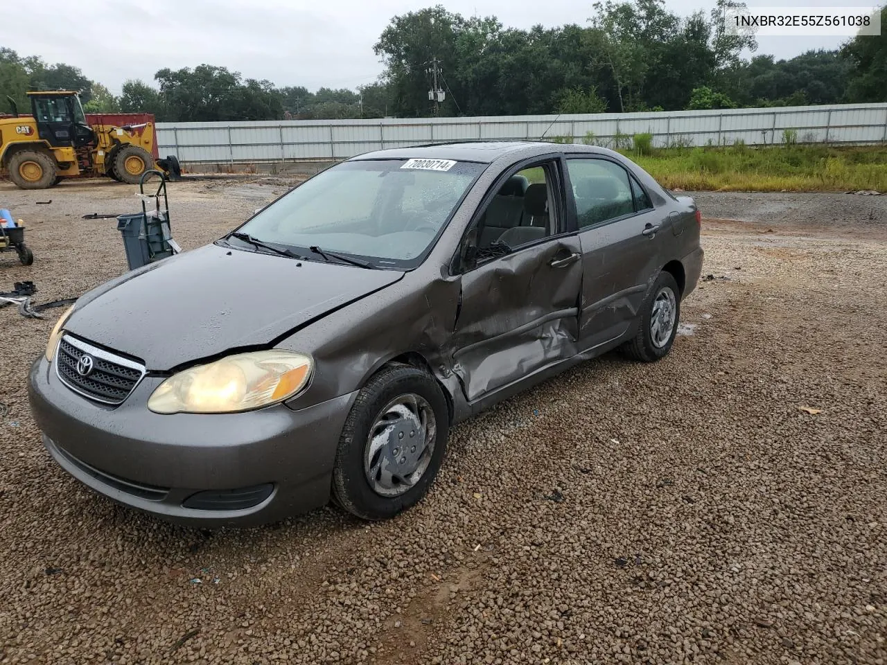 2005 Toyota Corolla Ce VIN: 1NXBR32E55Z561038 Lot: 70030714