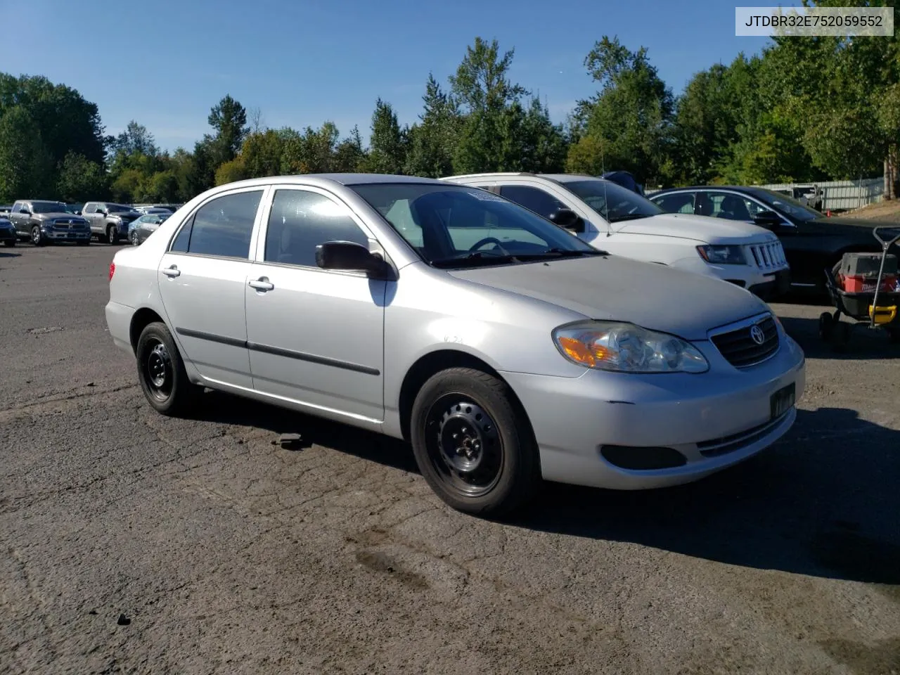 2005 Toyota Corolla Ce VIN: JTDBR32E752059552 Lot: 70059524