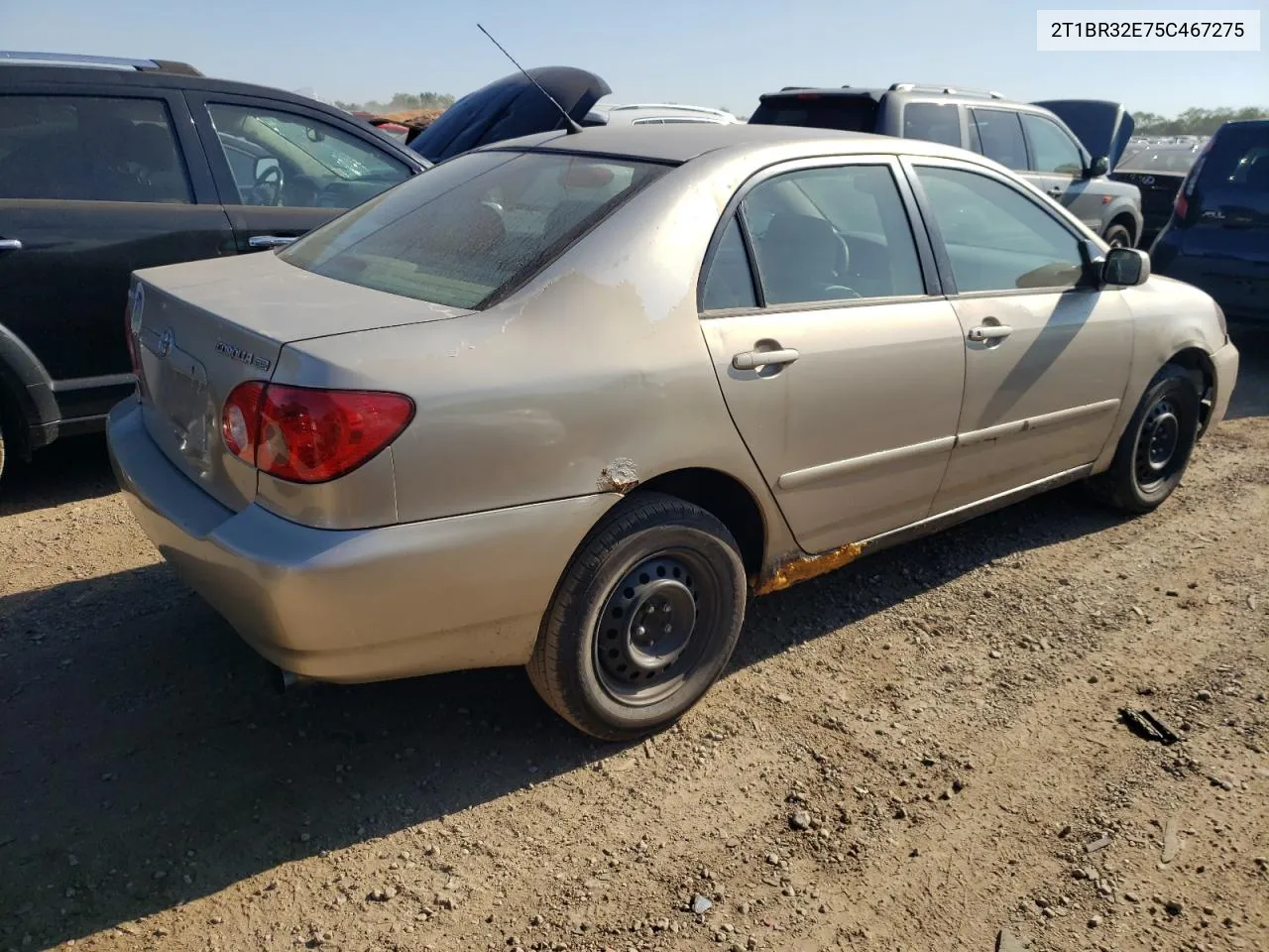 2005 Toyota Corolla Ce VIN: 2T1BR32E75C467275 Lot: 70240324