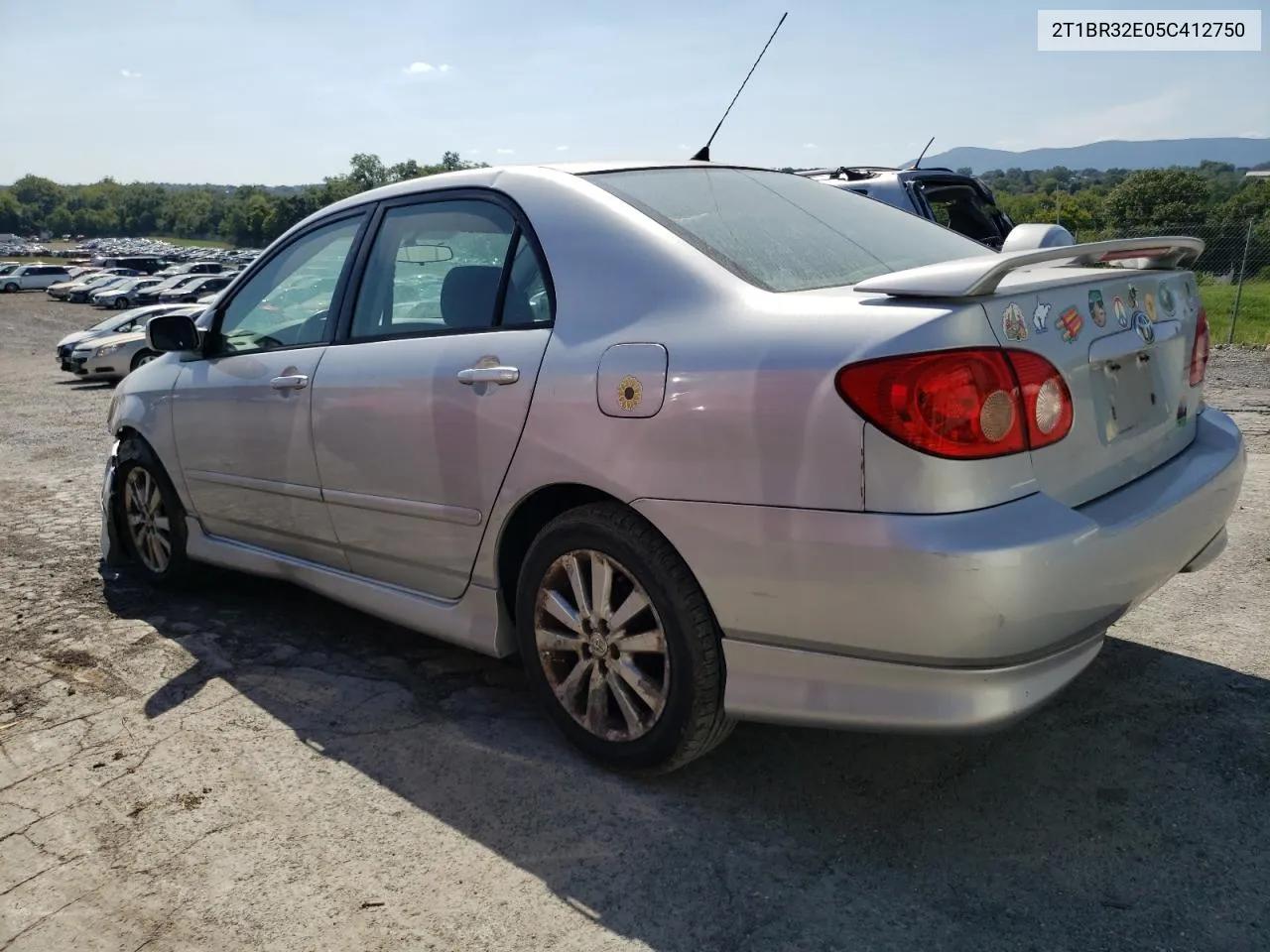 2005 Toyota Corolla Ce VIN: 2T1BR32E05C412750 Lot: 70255574