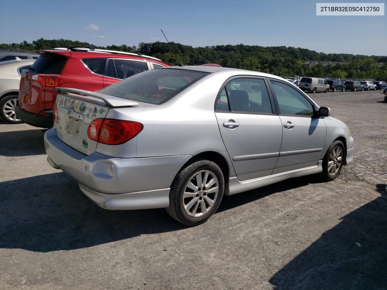 2005 Toyota Corolla Ce VIN: 2T1BR32E05C412750 Lot: 70255574