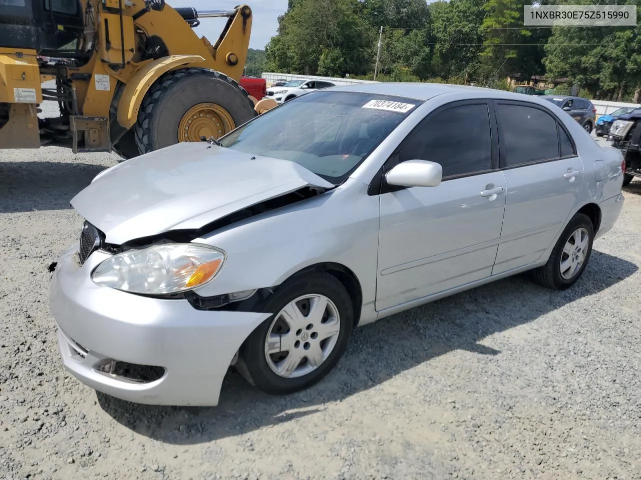 2005 Toyota Corolla Ce VIN: 1NXBR30E75Z515990 Lot: 70374184