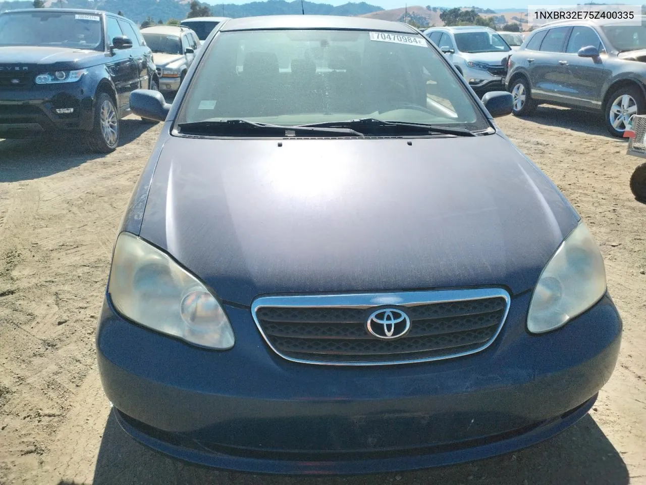 2005 Toyota Corolla Ce VIN: 1NXBR32E75Z400335 Lot: 70470984