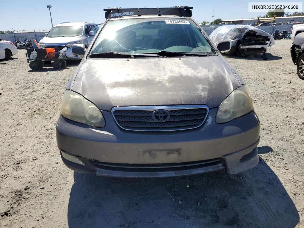 2005 Toyota Corolla Ce VIN: 1NXBR32E85Z346608 Lot: 70736654