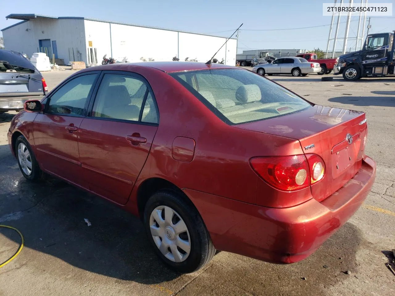 2005 Toyota Corolla Ce VIN: 2T1BR32E45C471123 Lot: 70815004