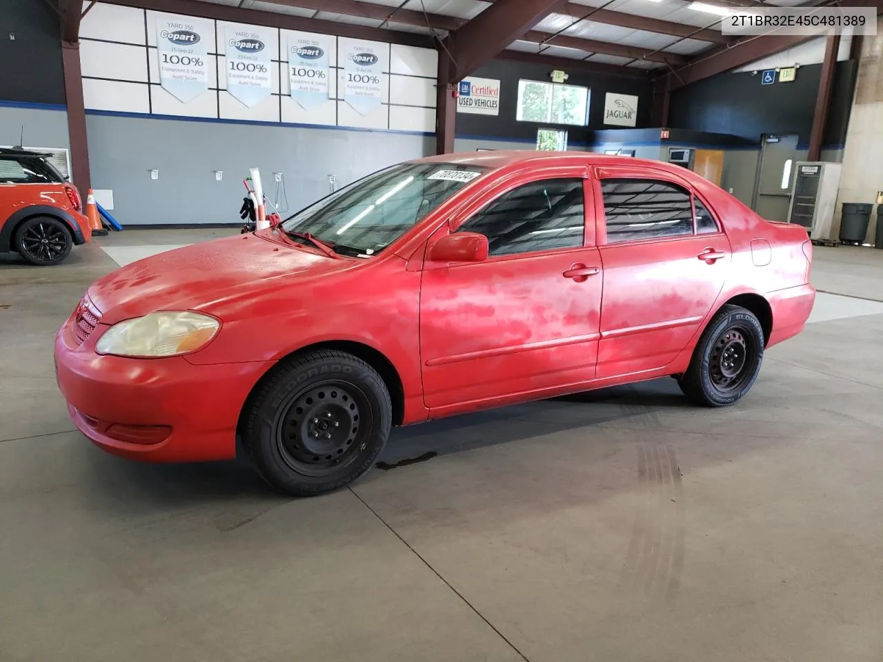 2005 Toyota Corolla Ce VIN: 2T1BR32E45C481389 Lot: 70878134