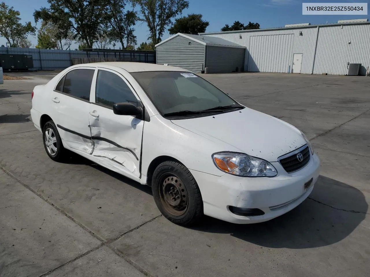 2005 Toyota Corolla Ce VIN: 1NXBR32E25Z550434 Lot: 71129594