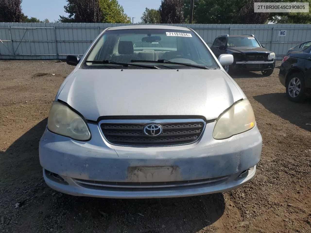 2005 Toyota Corolla Ce VIN: 2T1BR30E45C390805 Lot: 71191034