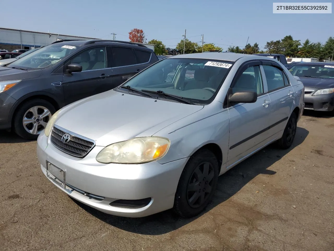 2005 Toyota Corolla Ce VIN: 2T1BR32E55C392592 Lot: 71293674