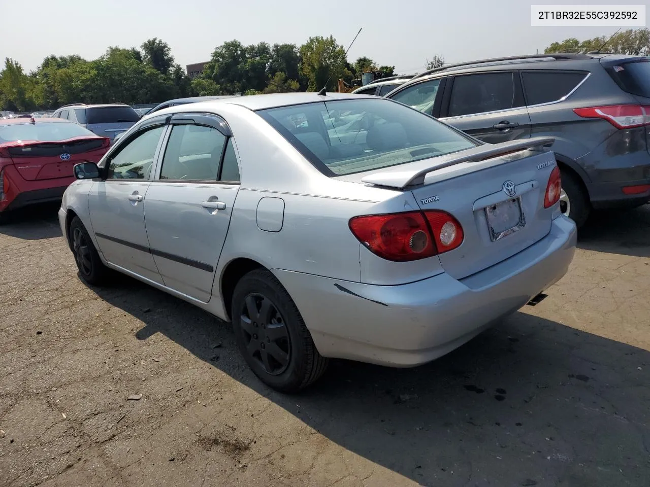 2005 Toyota Corolla Ce VIN: 2T1BR32E55C392592 Lot: 71293674