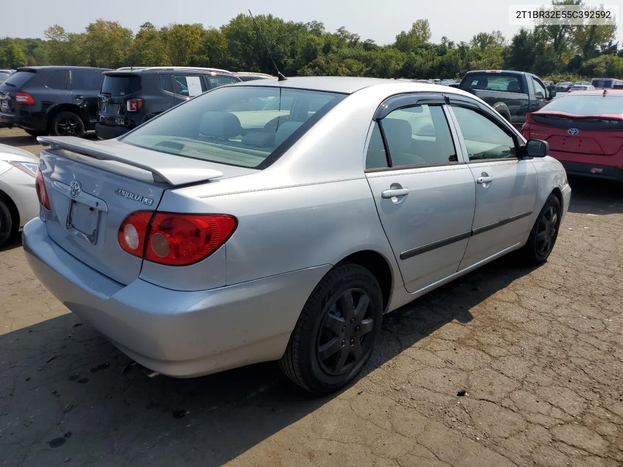 2005 Toyota Corolla Ce VIN: 2T1BR32E55C392592 Lot: 71293674