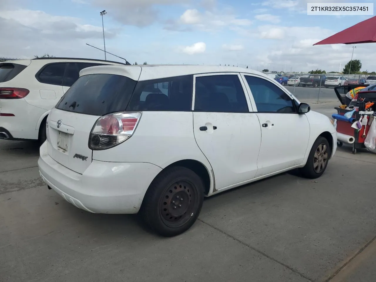 2005 Toyota Corolla Matrix Xr VIN: 2T1KR32EX5C357451 Lot: 71464354