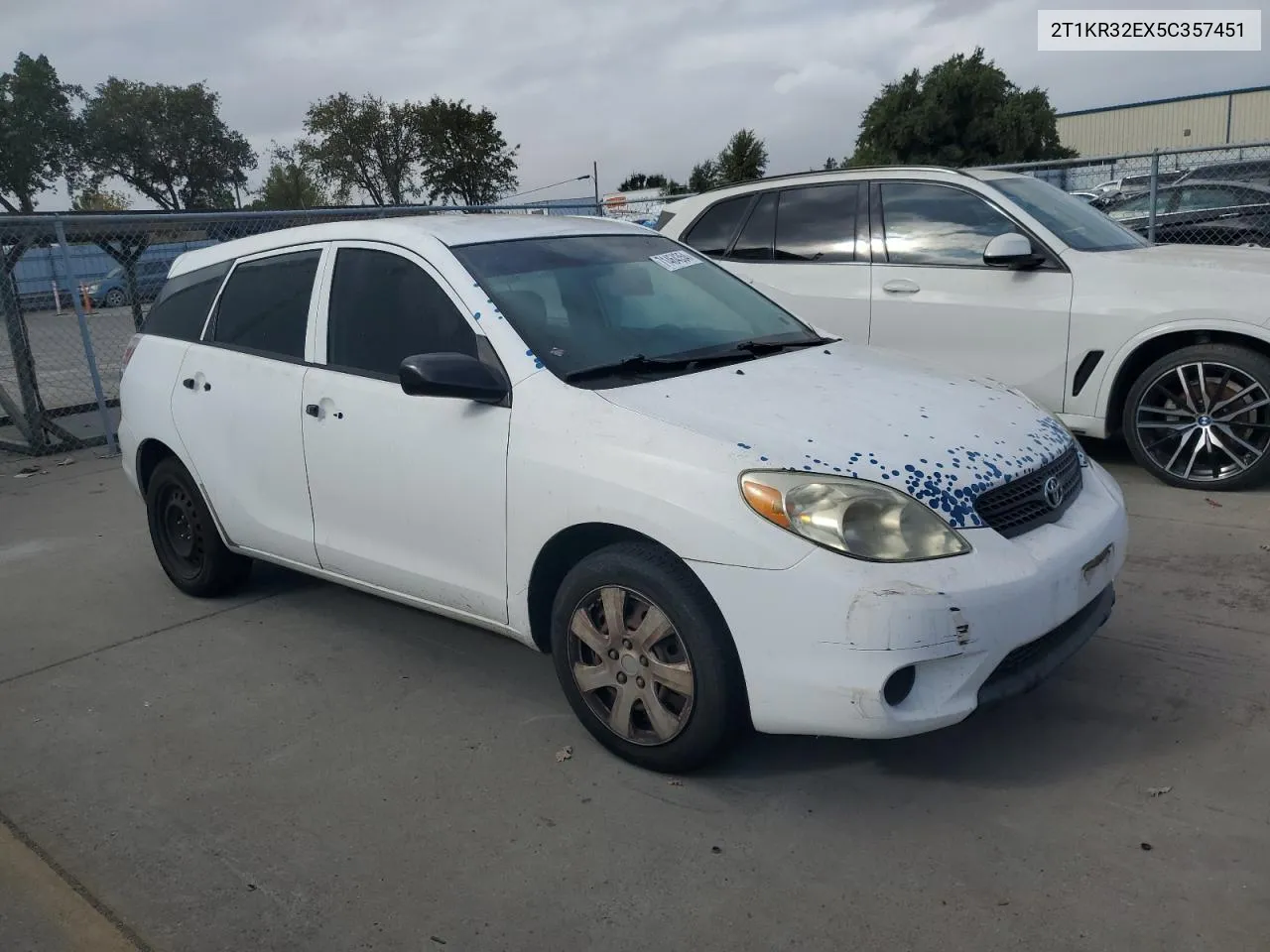 2005 Toyota Corolla Matrix Xr VIN: 2T1KR32EX5C357451 Lot: 71464354