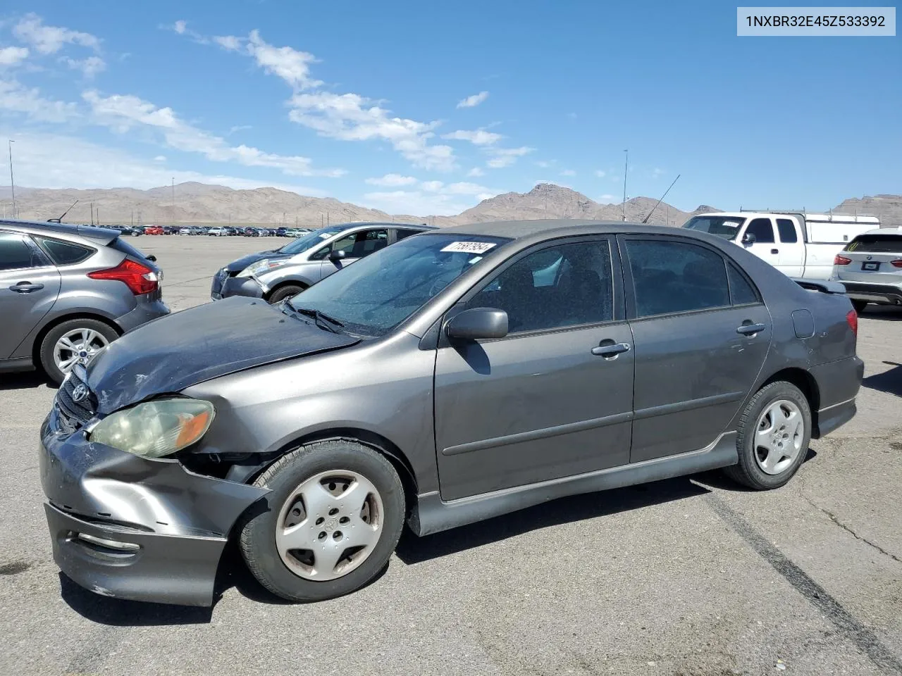 2005 Toyota Corolla Ce VIN: 1NXBR32E45Z533392 Lot: 71587954