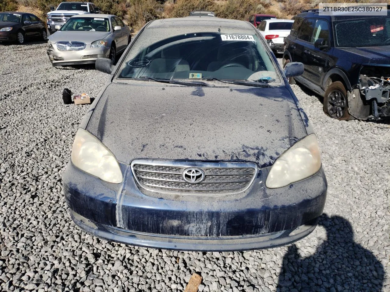 2005 Toyota Corolla Ce VIN: 2T1BR30E25C380127 Lot: 71678804