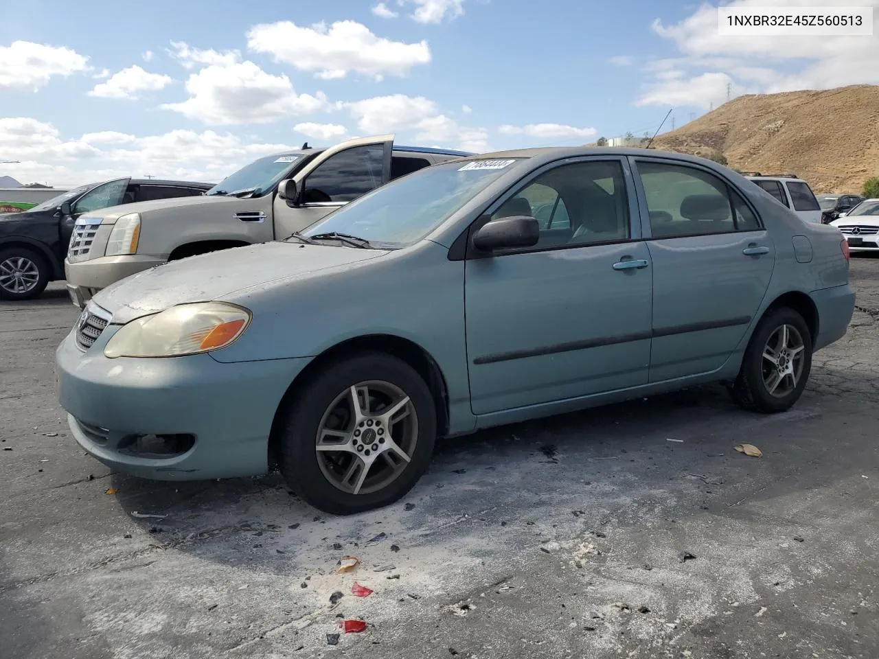 2005 Toyota Corolla Ce VIN: 1NXBR32E45Z560513 Lot: 71864444