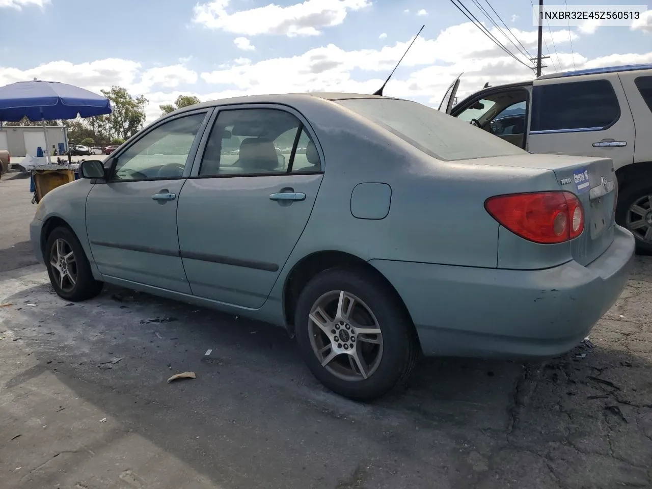 2005 Toyota Corolla Ce VIN: 1NXBR32E45Z560513 Lot: 71864444