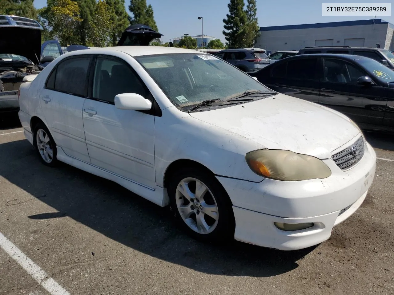 2005 Toyota Corolla Xrs VIN: 2T1BY32E75C389289 Lot: 71941314