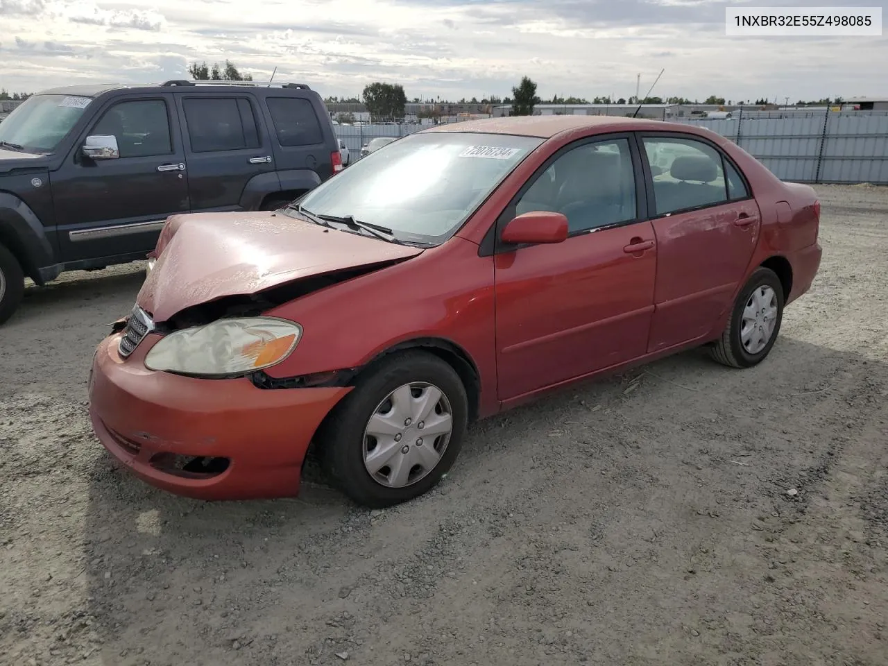 2005 Toyota Corolla Ce VIN: 1NXBR32E55Z498085 Lot: 72076734