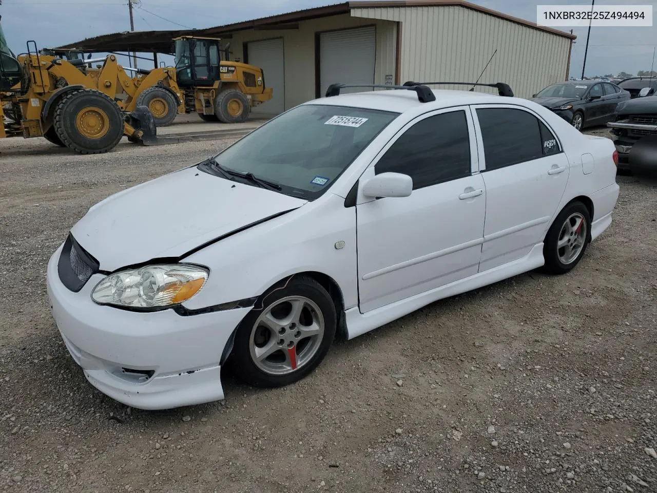 2005 Toyota Corolla Ce VIN: 1NXBR32E25Z494494 Lot: 72515744