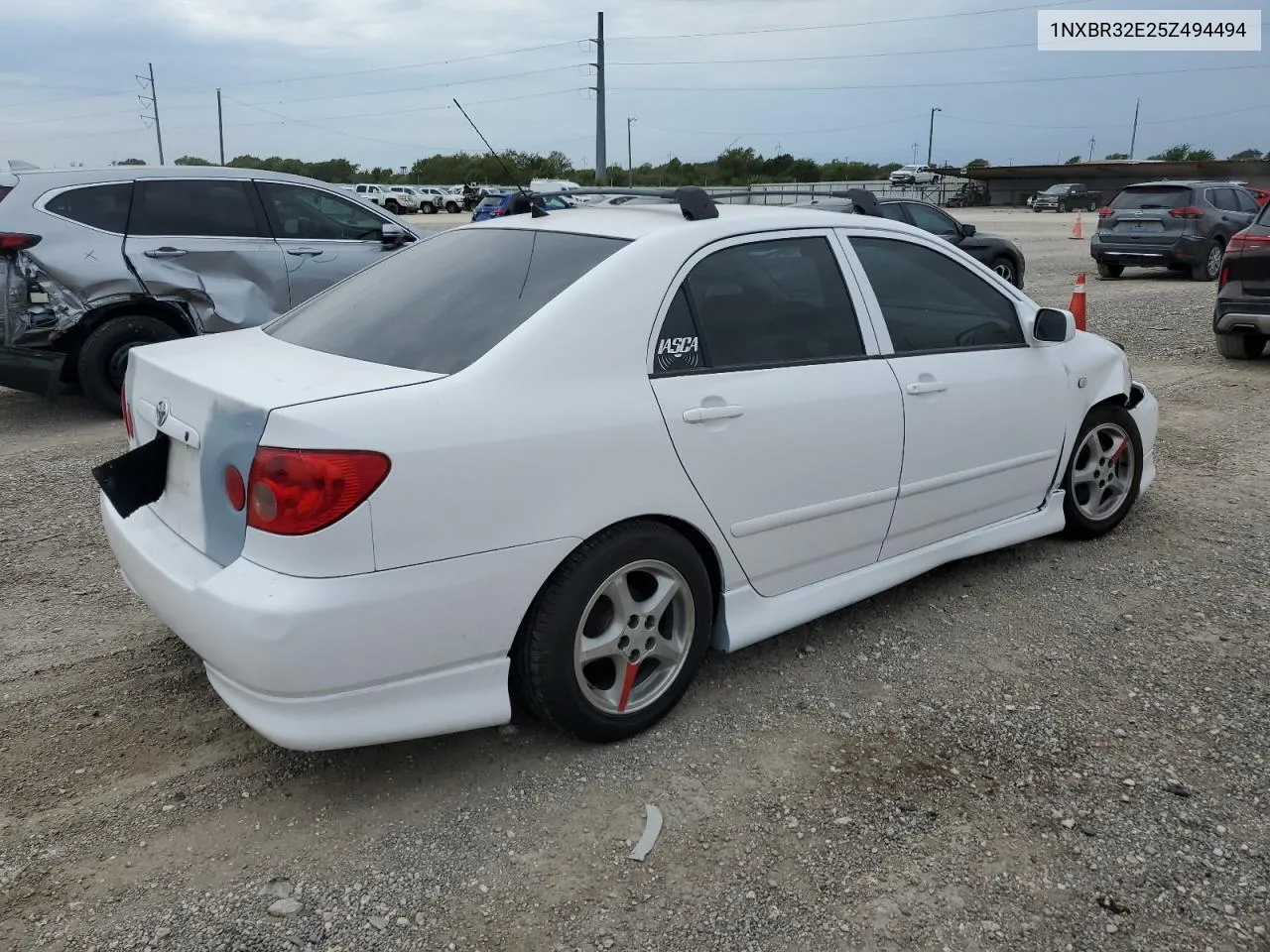 2005 Toyota Corolla Ce VIN: 1NXBR32E25Z494494 Lot: 72515744