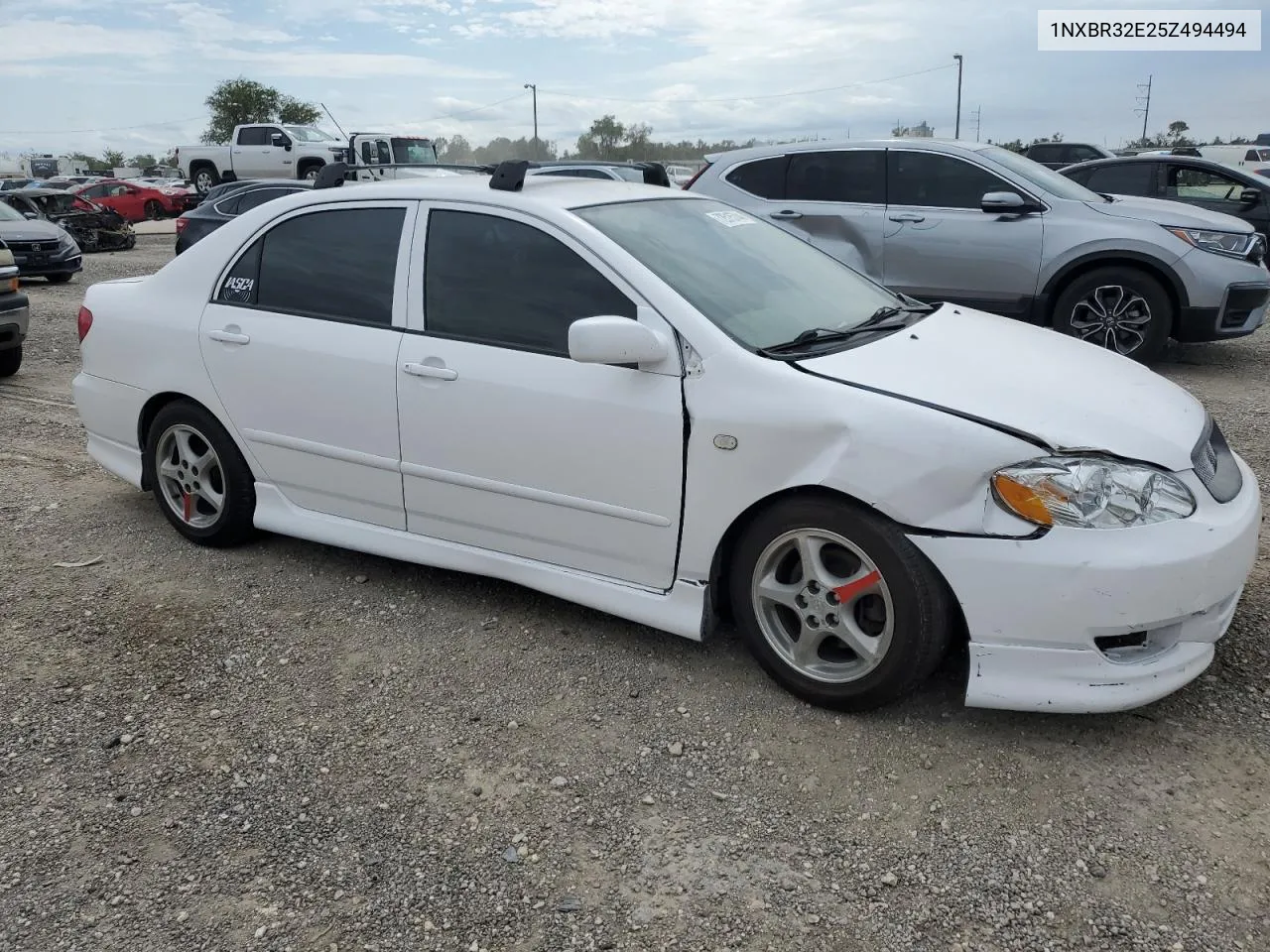 2005 Toyota Corolla Ce VIN: 1NXBR32E25Z494494 Lot: 72515744