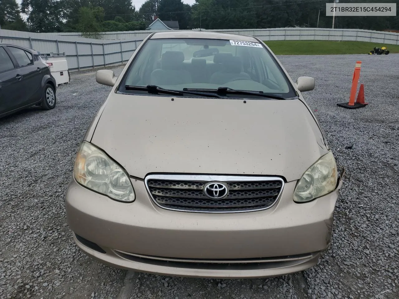 2005 Toyota Corolla Ce VIN: 2T1BR32E15C454294 Lot: 72753264