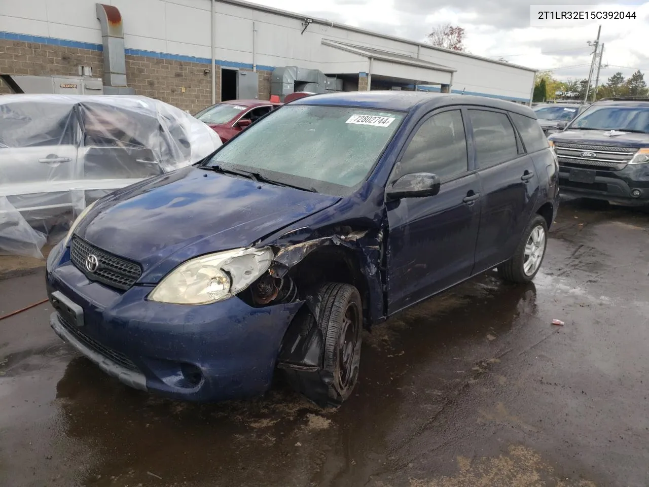 2005 Toyota Corolla Matrix Base VIN: 2T1LR32E15C392044 Lot: 72802744