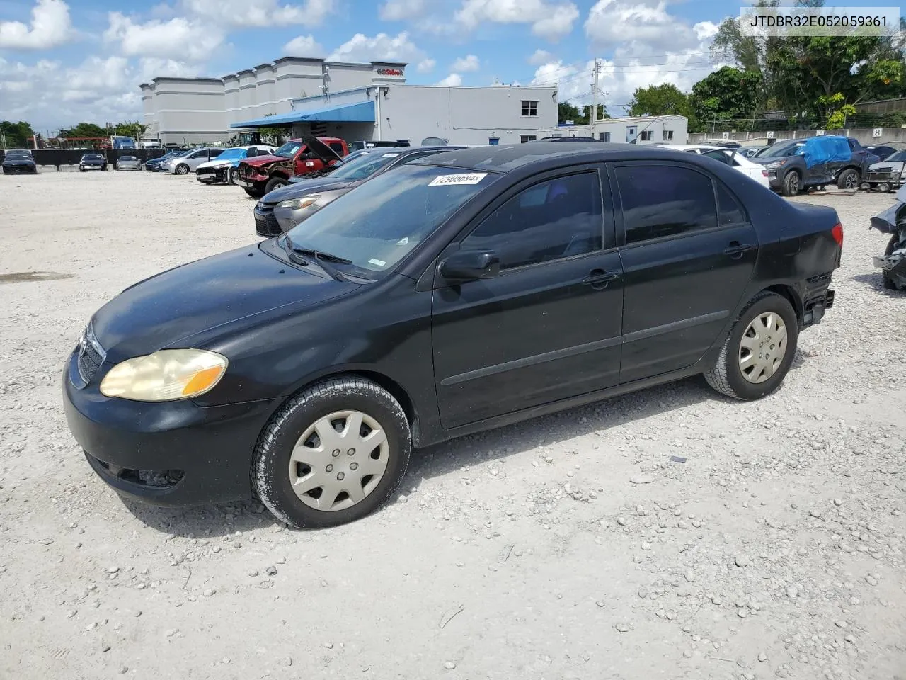 2005 Toyota Corolla Ce VIN: JTDBR32E052059361 Lot: 72905694