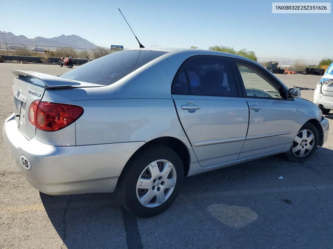 2005 Toyota Corolla Ce VIN: 1NXBR32E25Z351626 Lot: 72960264