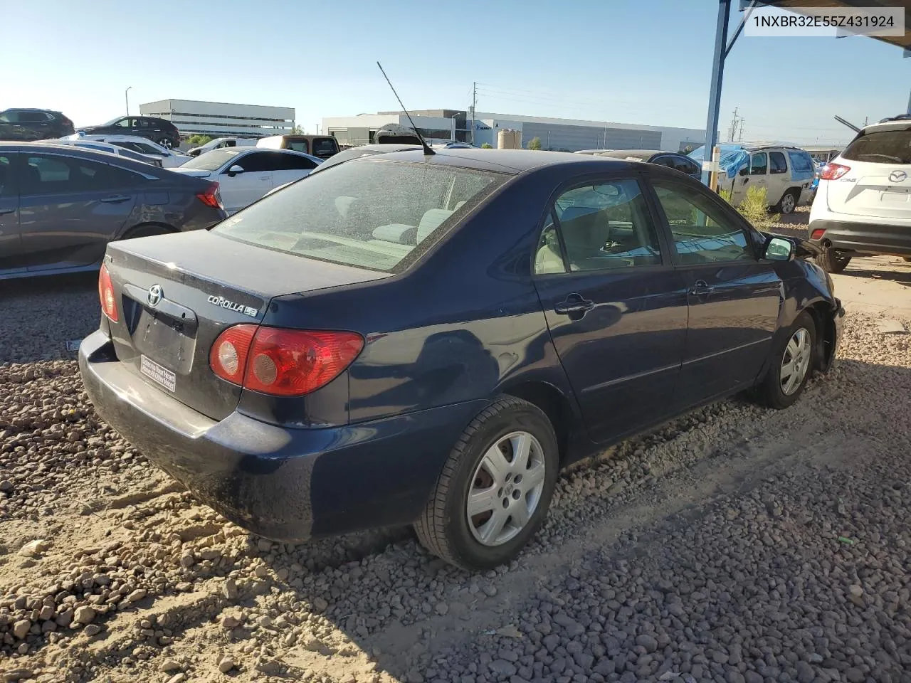 2005 Toyota Corolla Ce VIN: 1NXBR32E55Z431924 Lot: 73037744