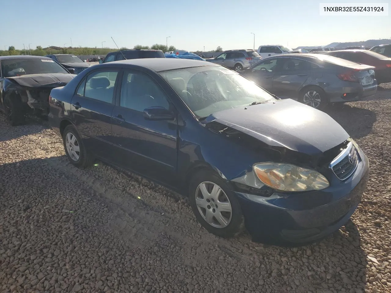 2005 Toyota Corolla Ce VIN: 1NXBR32E55Z431924 Lot: 73037744