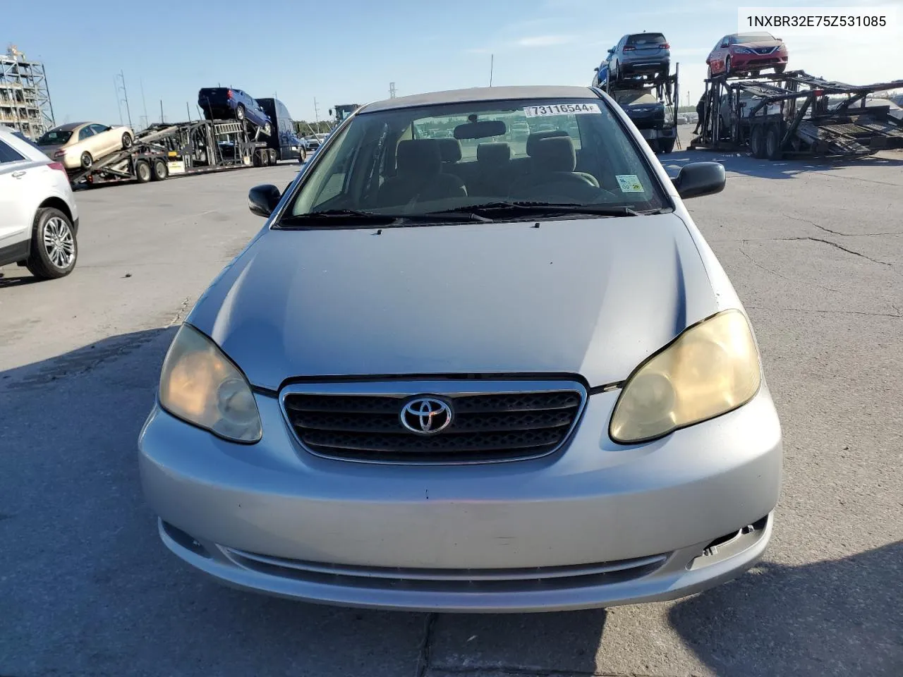 2005 Toyota Corolla Ce VIN: 1NXBR32E75Z531085 Lot: 73116544