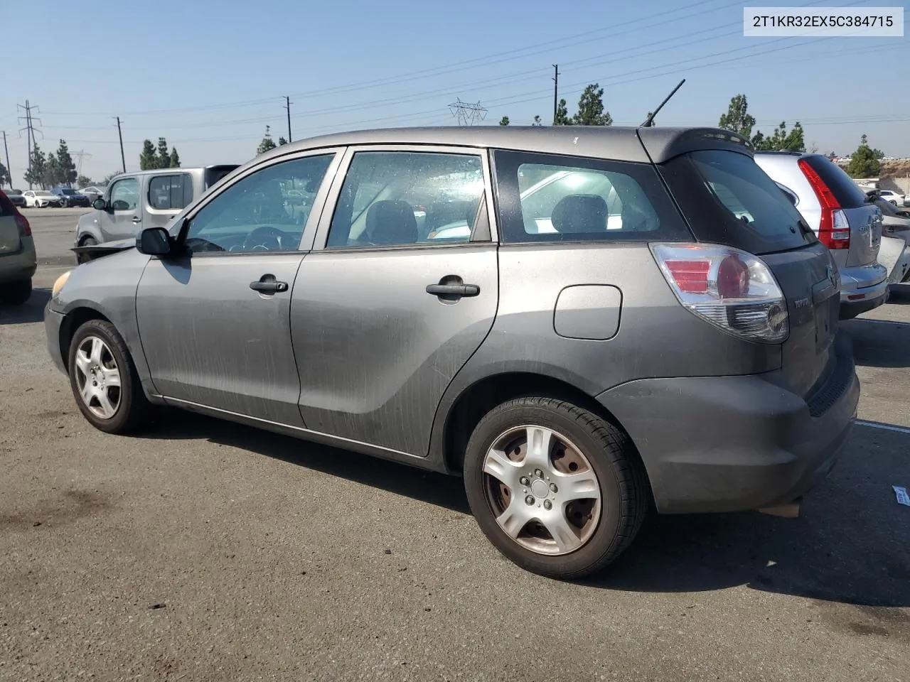 2005 Toyota Corolla Matrix Xr VIN: 2T1KR32EX5C384715 Lot: 73175084