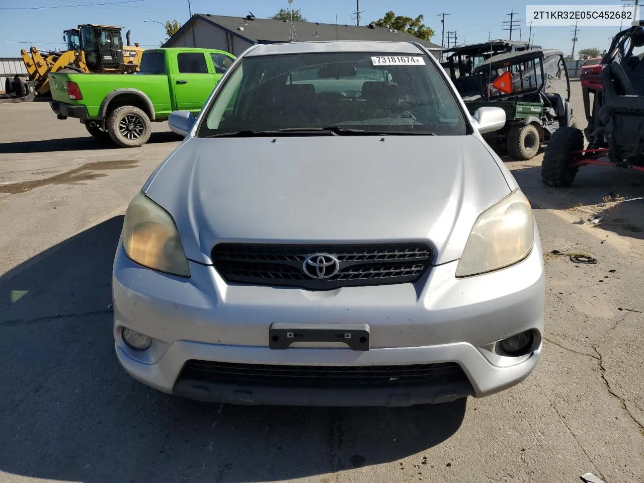 2005 Toyota Corolla Matrix Xr VIN: 2T1KR32E05C452682 Lot: 73181674