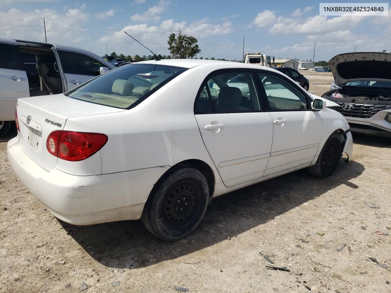 2005 Toyota Corolla Ce VIN: 1NXBR32E45Z524840 Lot: 73253704