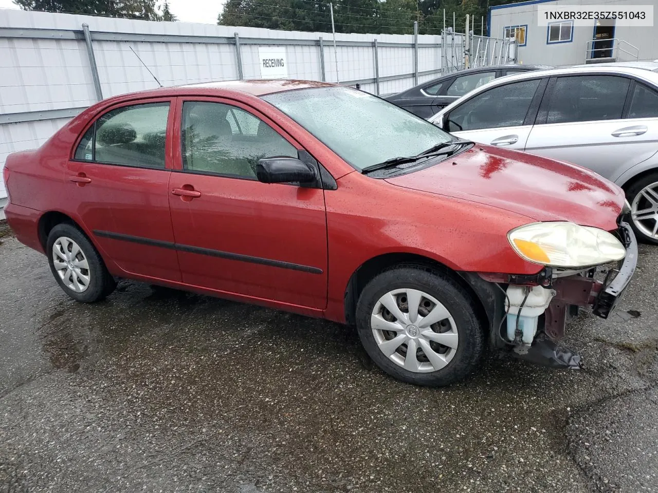 2005 Toyota Corolla Ce VIN: 1NXBR32E35Z551043 Lot: 73382554