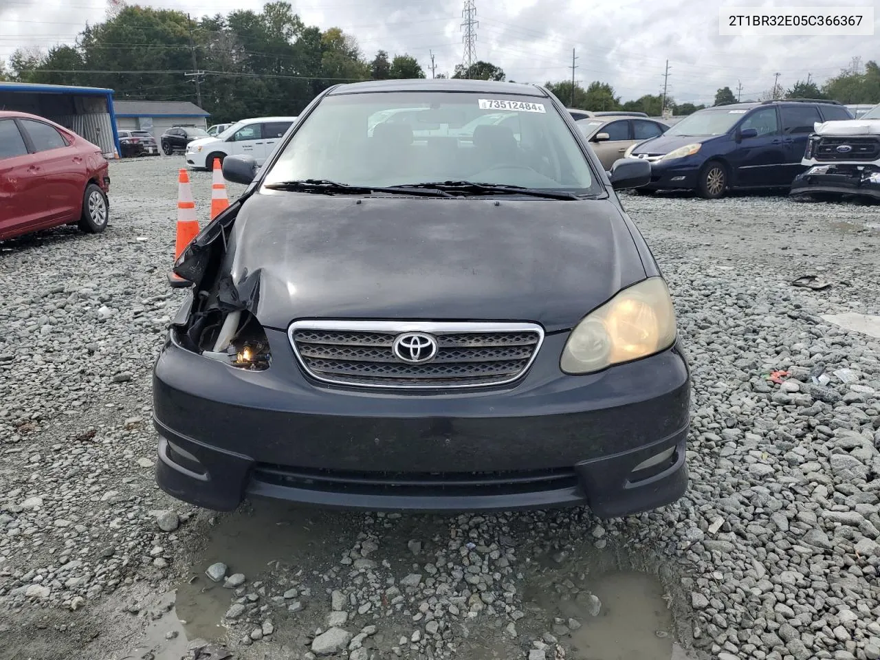 2005 Toyota Corolla Ce VIN: 2T1BR32E05C366367 Lot: 73512484