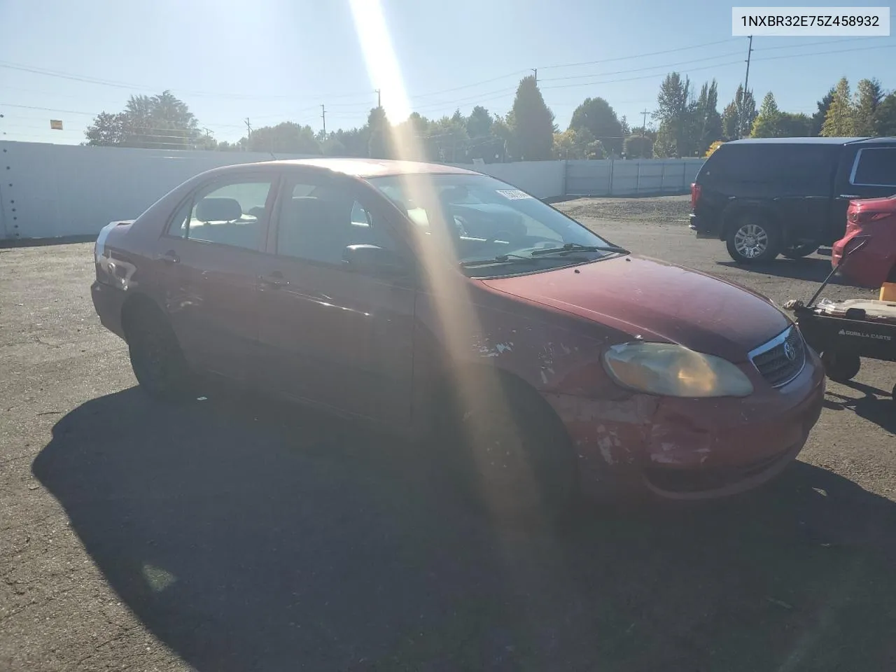 2005 Toyota Corolla Ce VIN: 1NXBR32E75Z458932 Lot: 73587984