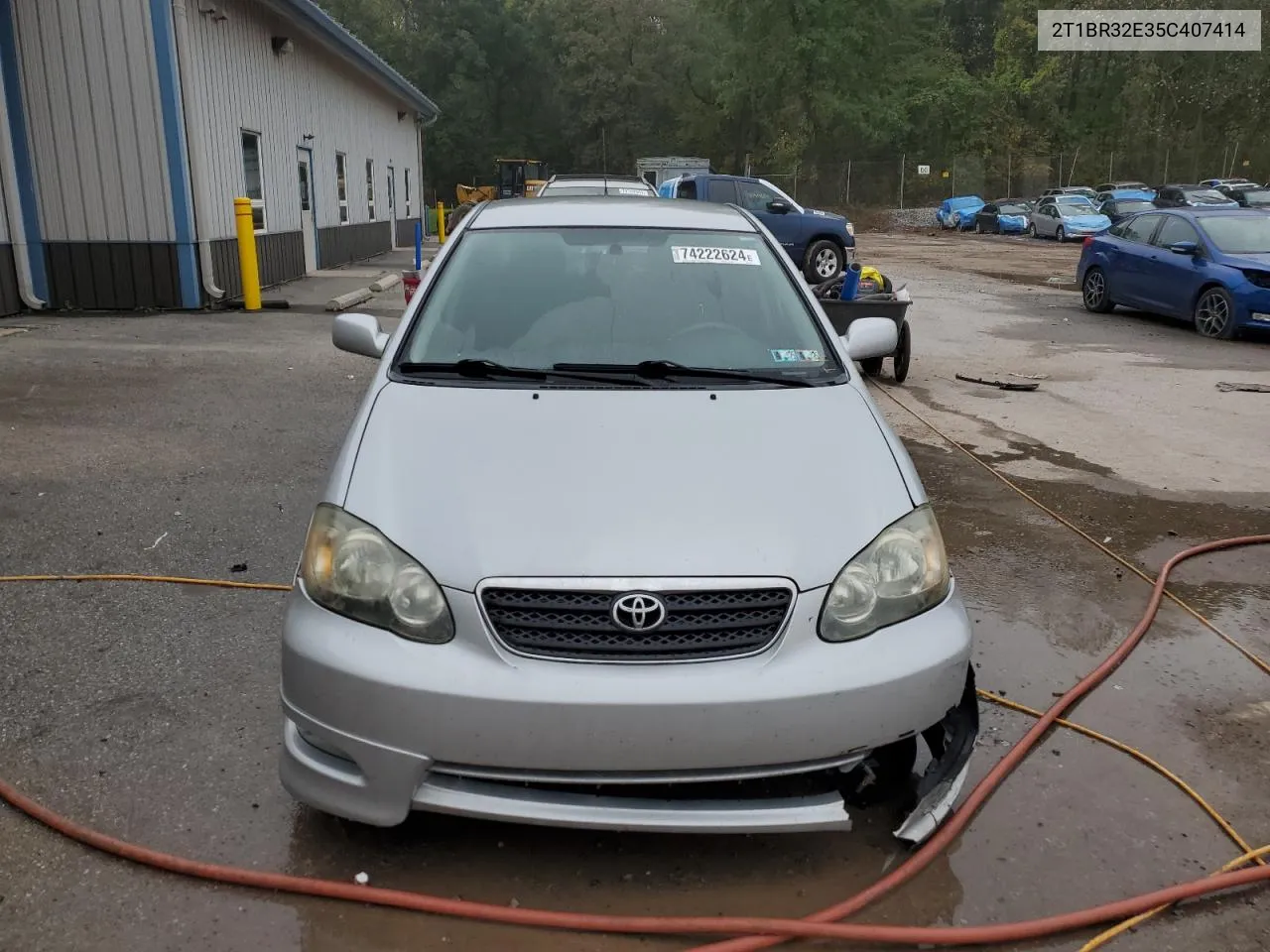 2005 Toyota Corolla Ce VIN: 2T1BR32E35C407414 Lot: 74222624