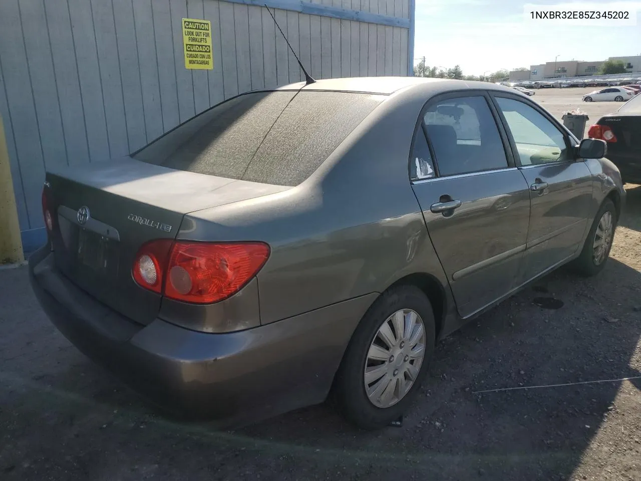 2005 Toyota Corolla Ce VIN: 1NXBR32E85Z345202 Lot: 74755494