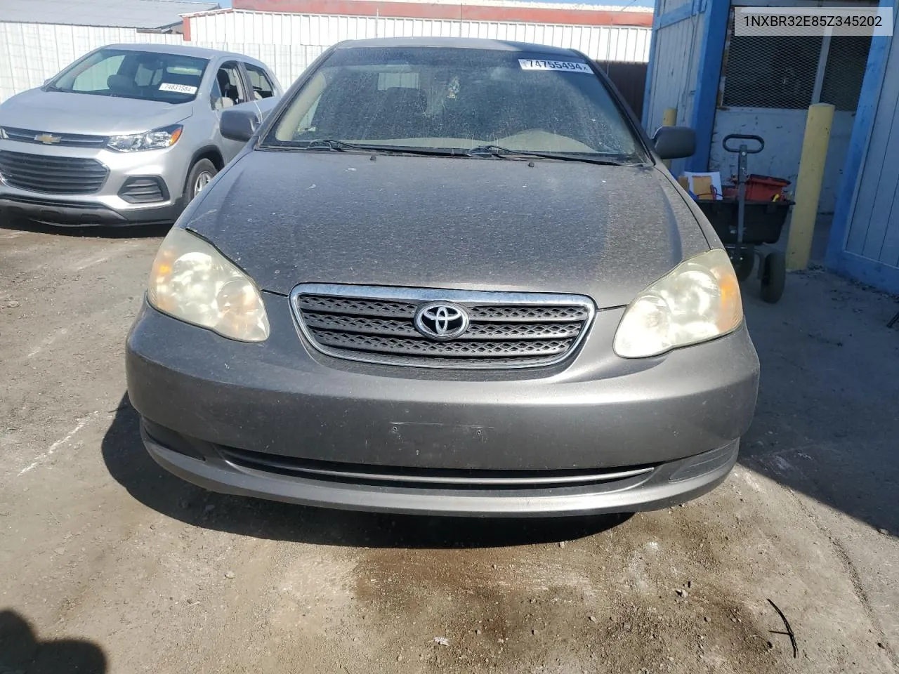 2005 Toyota Corolla Ce VIN: 1NXBR32E85Z345202 Lot: 74755494