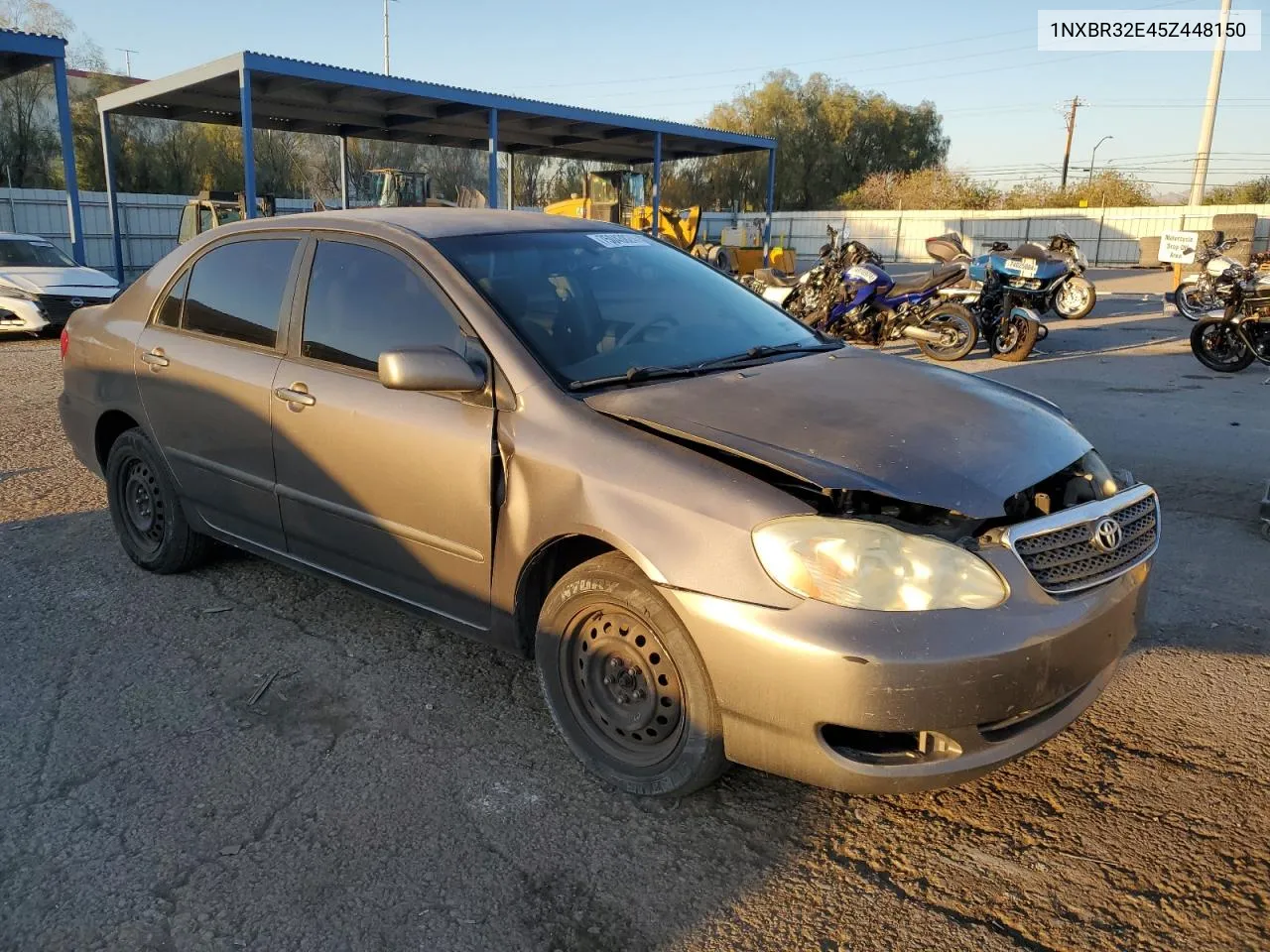 2005 Toyota Corolla Ce VIN: 1NXBR32E45Z448150 Lot: 75043824