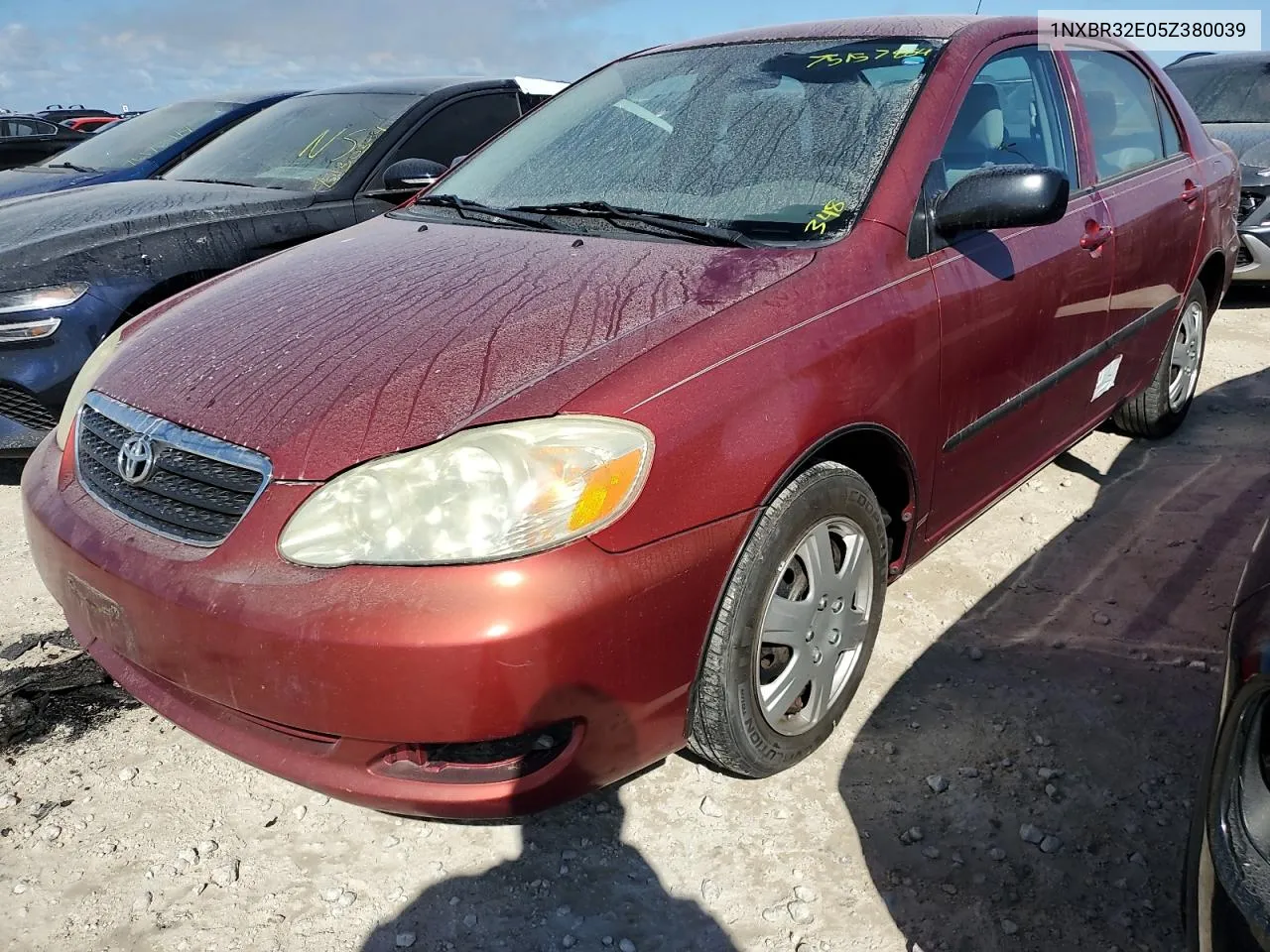 2005 Toyota Corolla Ce VIN: 1NXBR32E05Z380039 Lot: 75157854