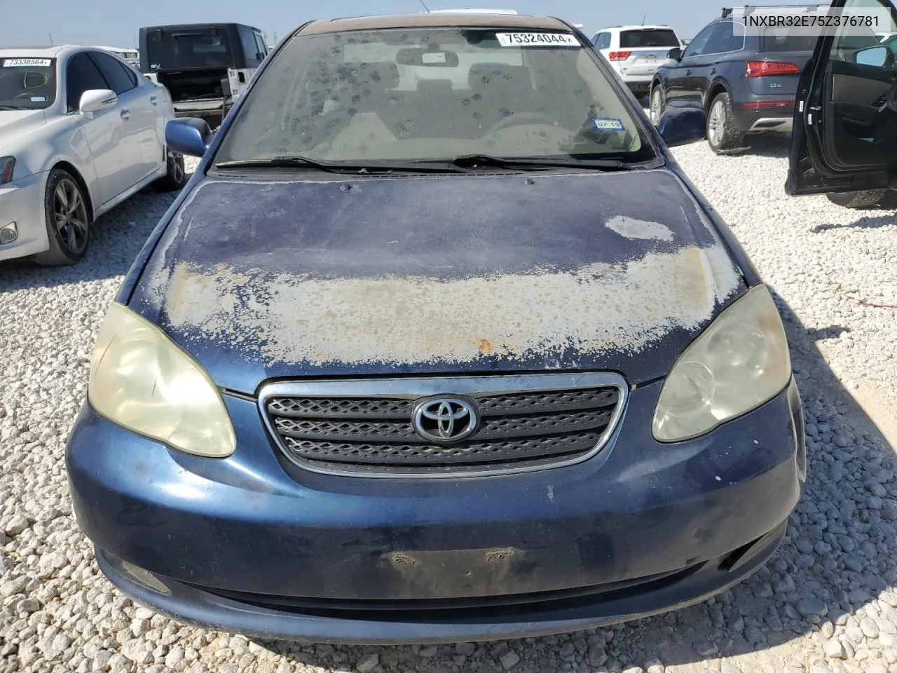 2005 Toyota Corolla Ce VIN: 1NXBR32E75Z376781 Lot: 75324044