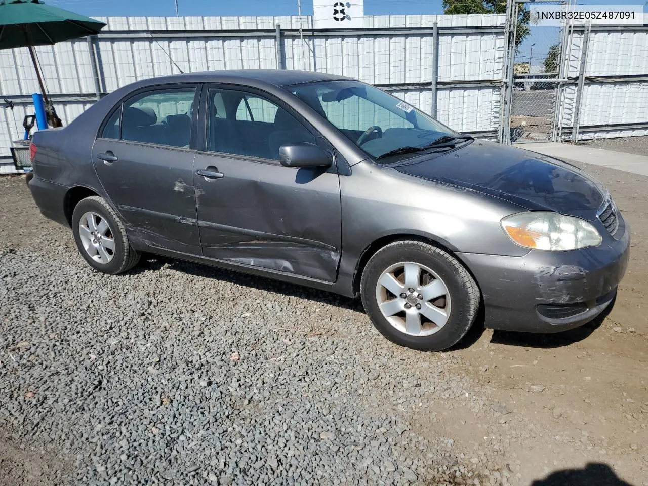 2005 Toyota Corolla Ce VIN: 1NXBR32E05Z487091 Lot: 75460974